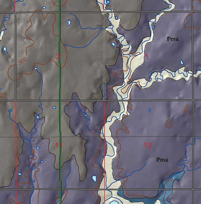 small geologic map