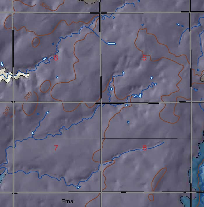 small geologic map