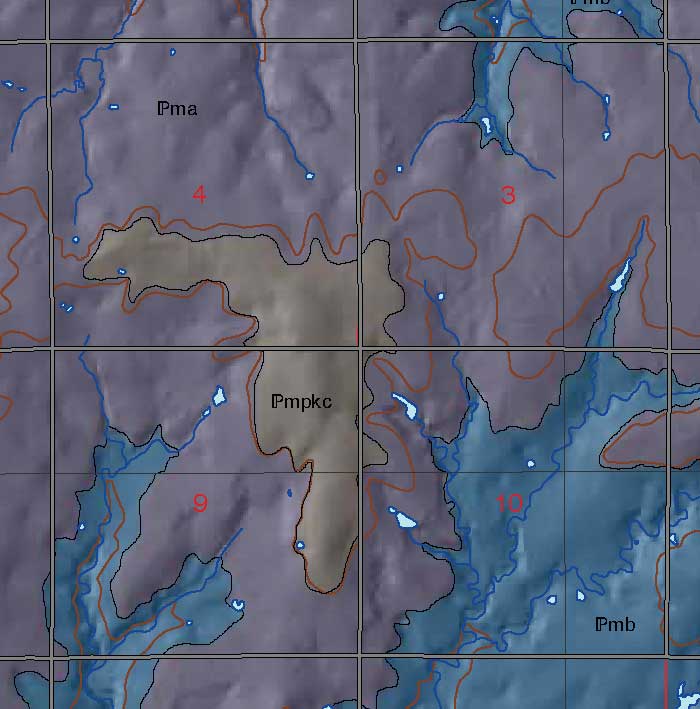 small geologic map