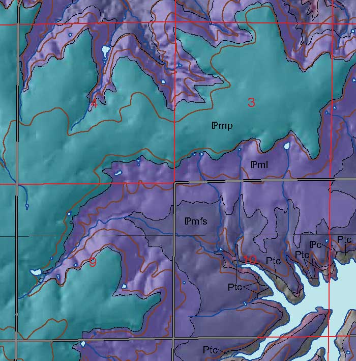 small geologic map