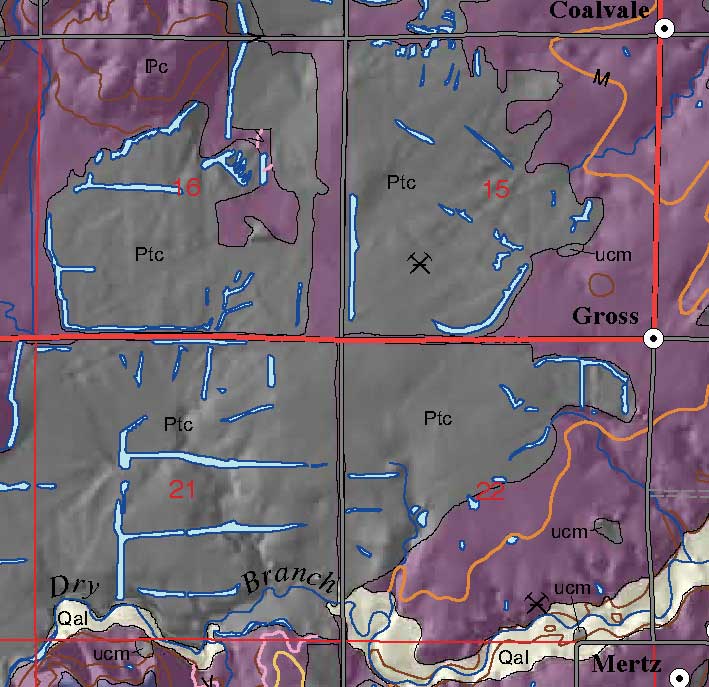 small geologic map