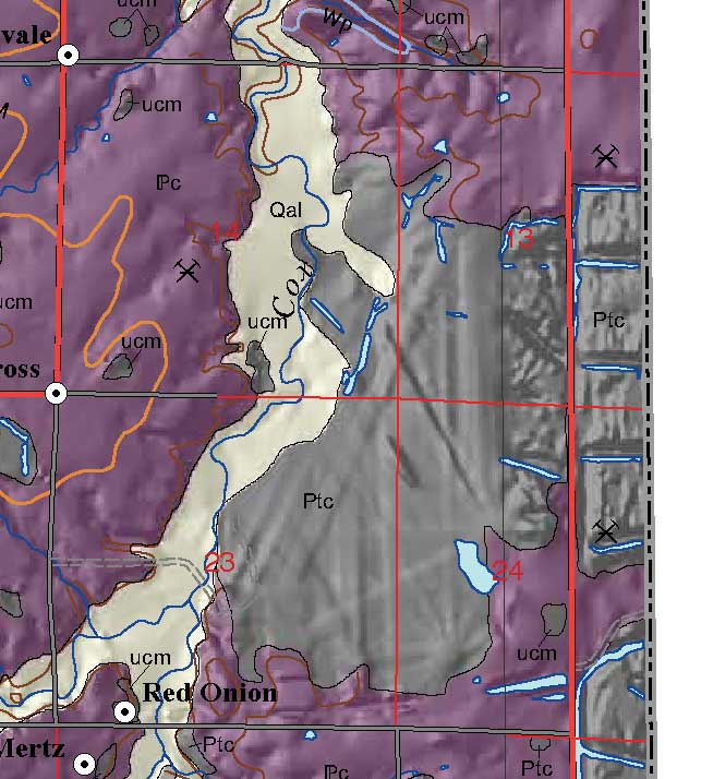 small geologic map