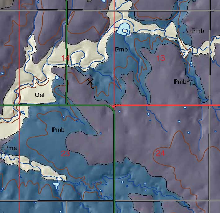 small geologic map