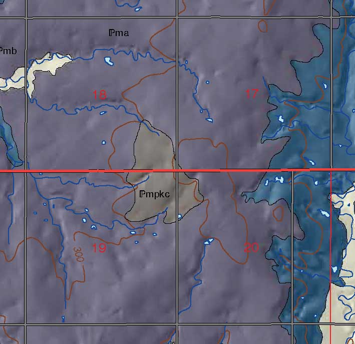 small geologic map