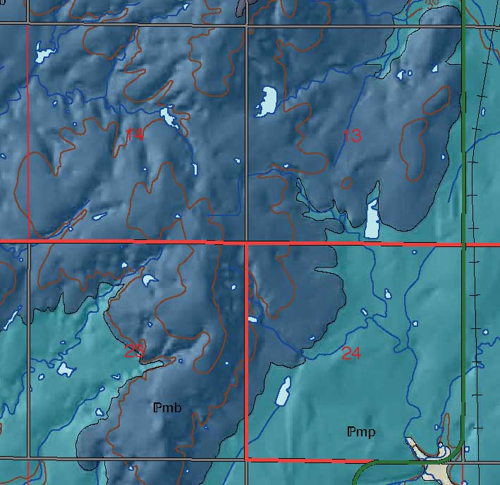 small geologic map