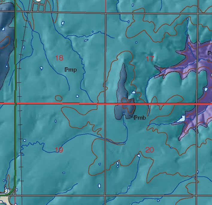 small geologic map