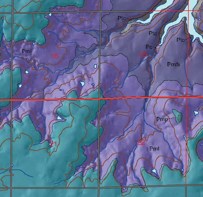 small geologic map