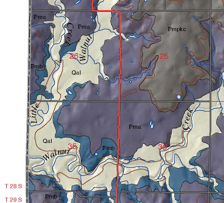 small geologic map