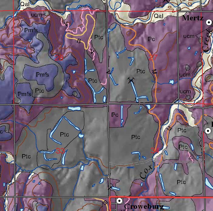 small geologic map