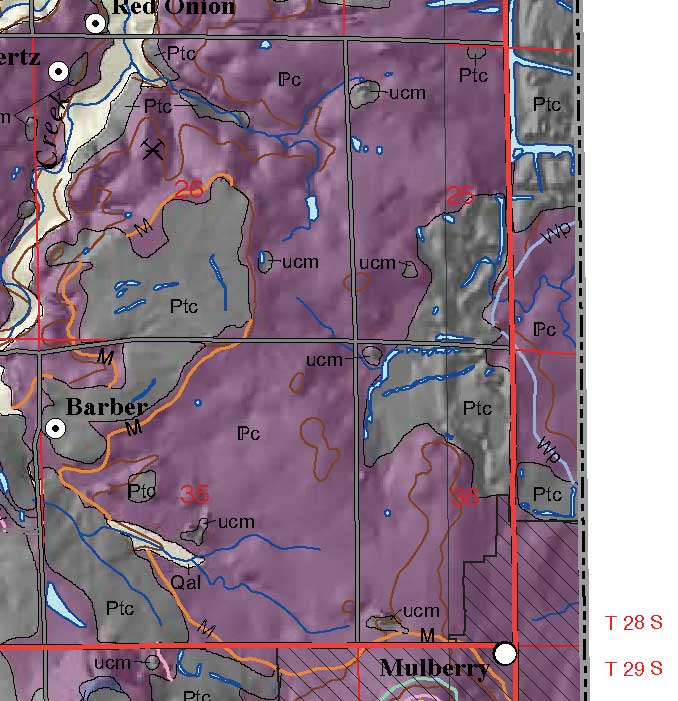 small geologic map