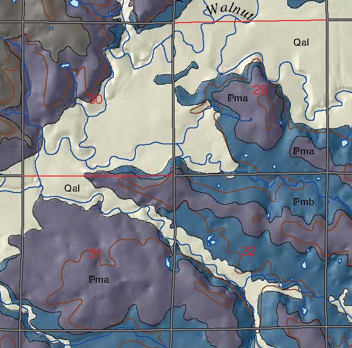 small geologic map