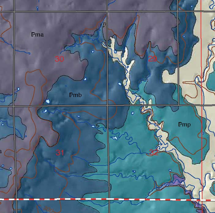 small geologic map