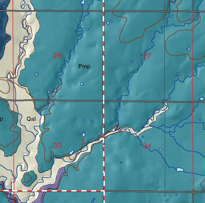 small geologic map