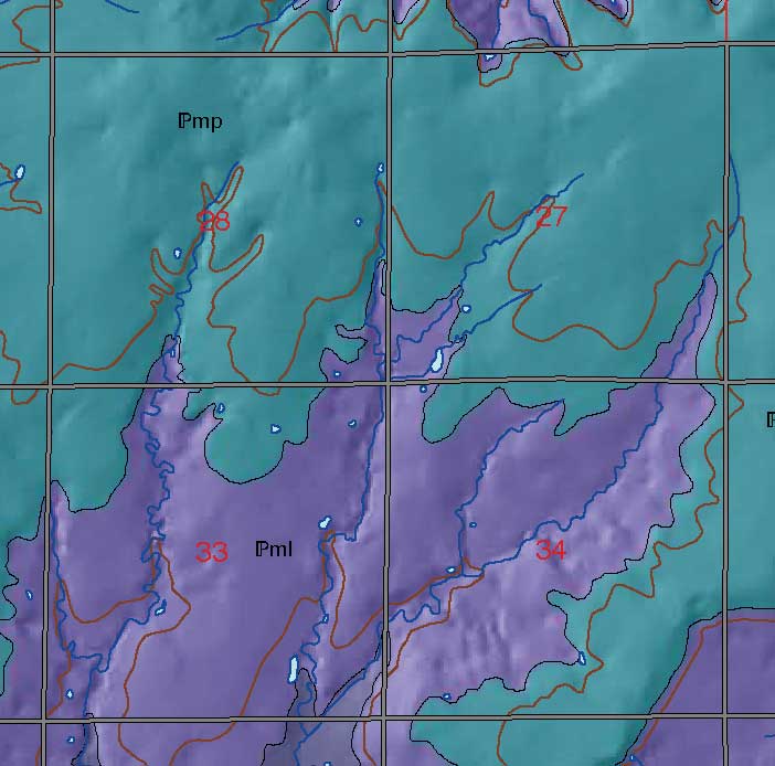 small geologic map