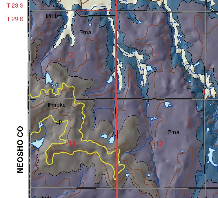 small geologic map