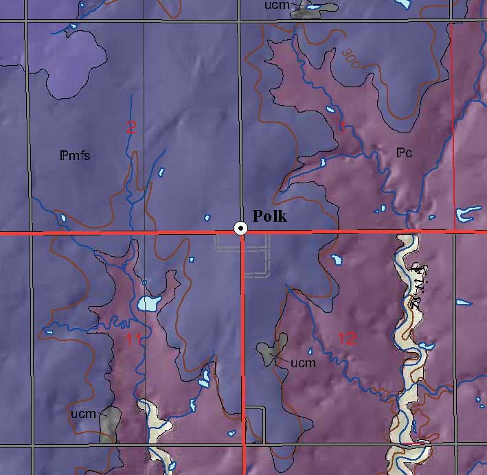 small geologic map