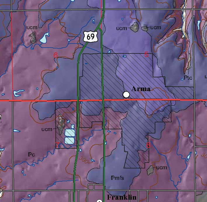 small geologic map