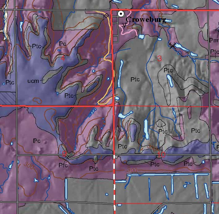 small geologic map