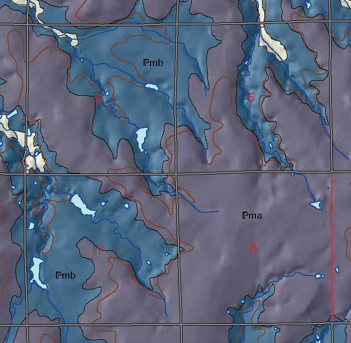 small geologic map