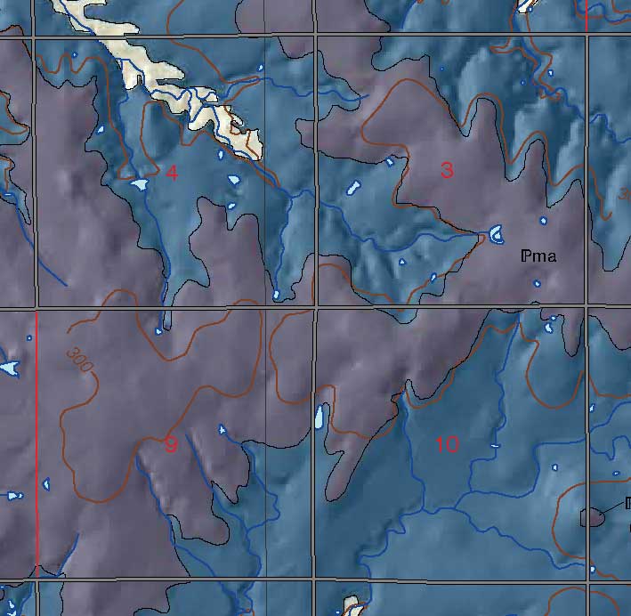 small geologic map