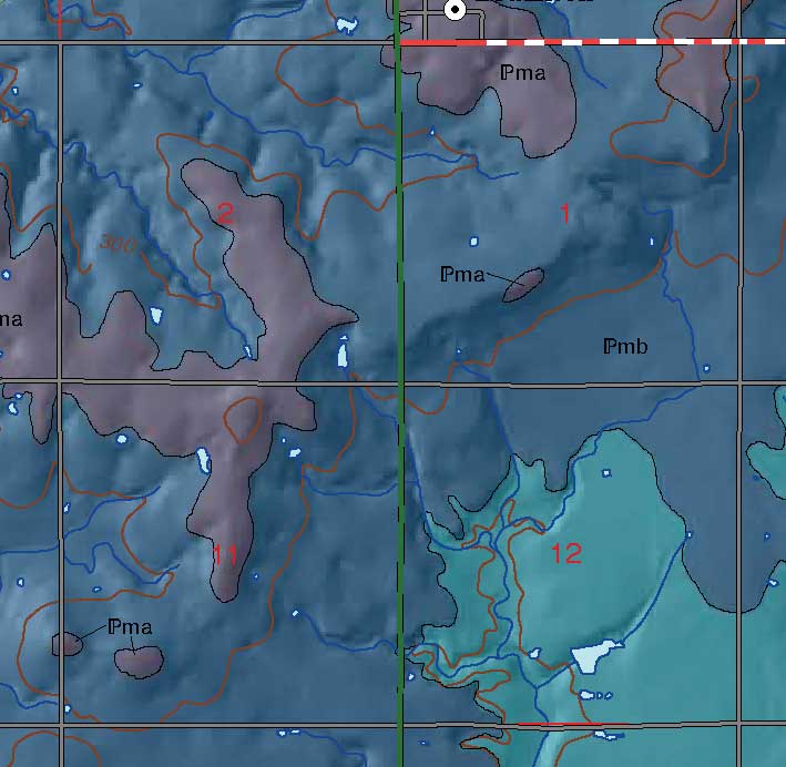 small geologic map