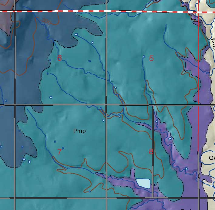 small geologic map