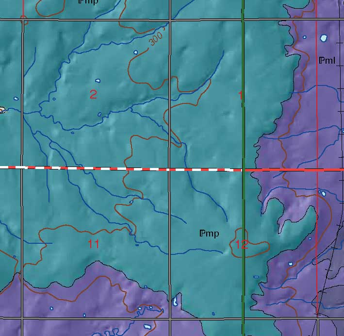 small geologic map