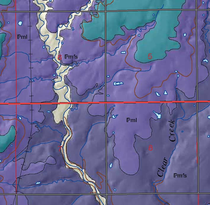 small geologic map