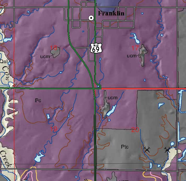 small geologic map