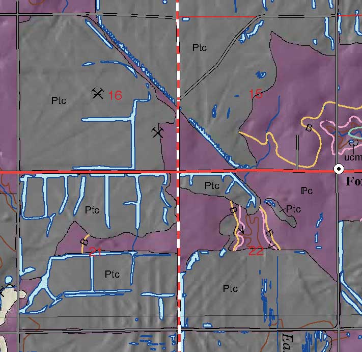 small geologic map