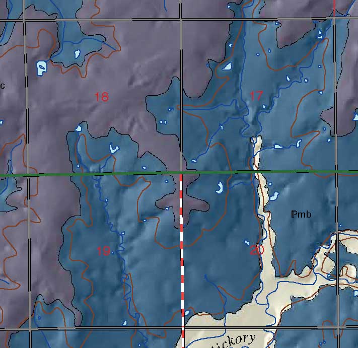 small geologic map