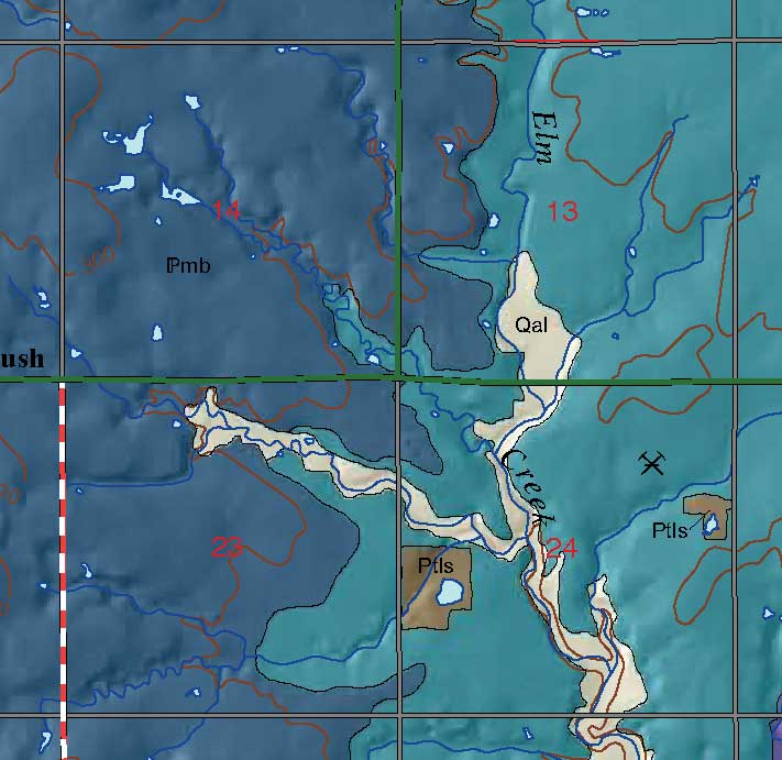 small geologic map