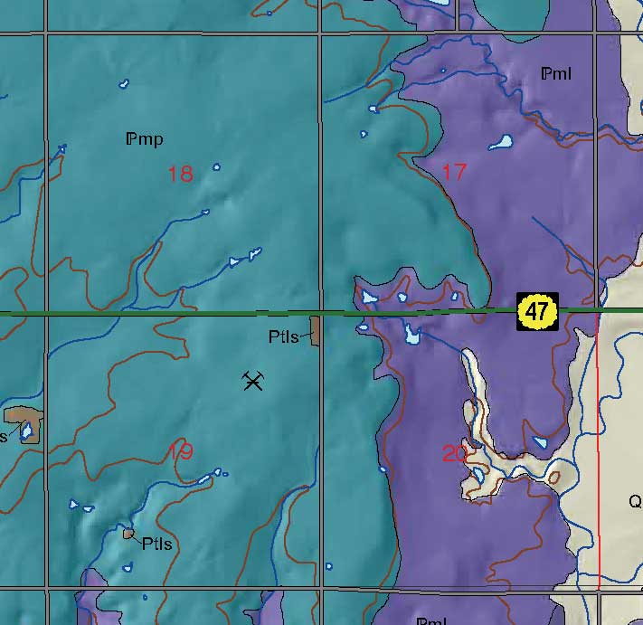 small geologic map