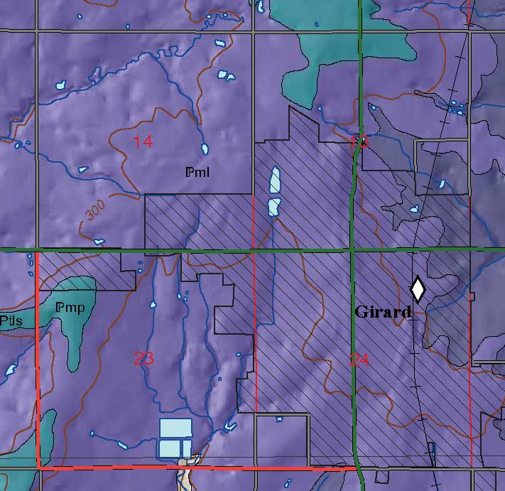 small geologic map