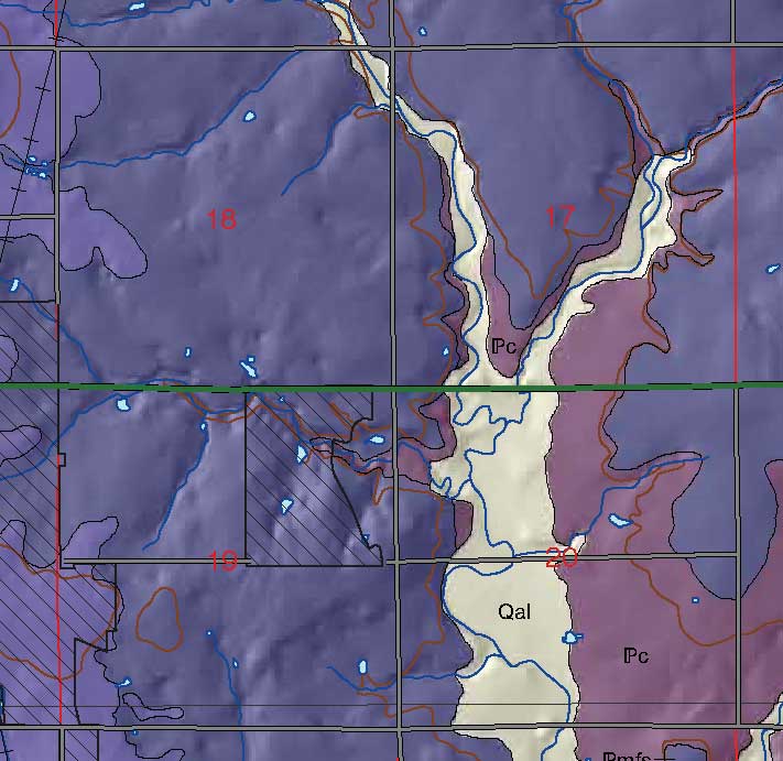 small geologic map