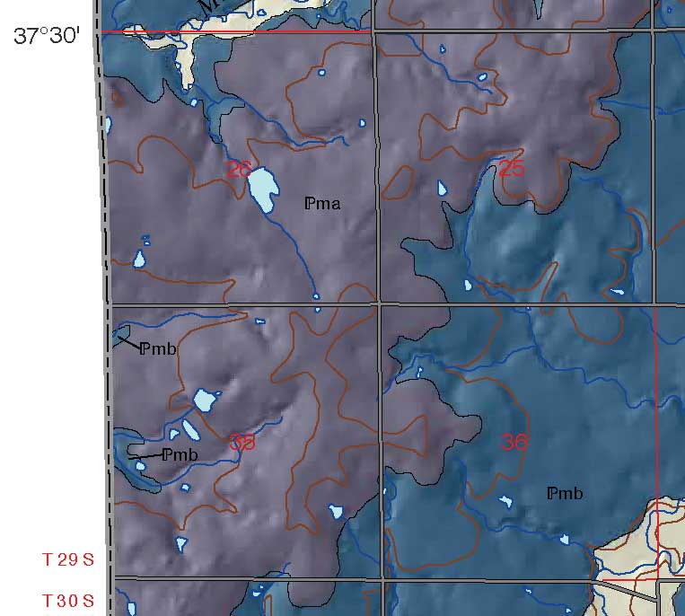 small geologic map