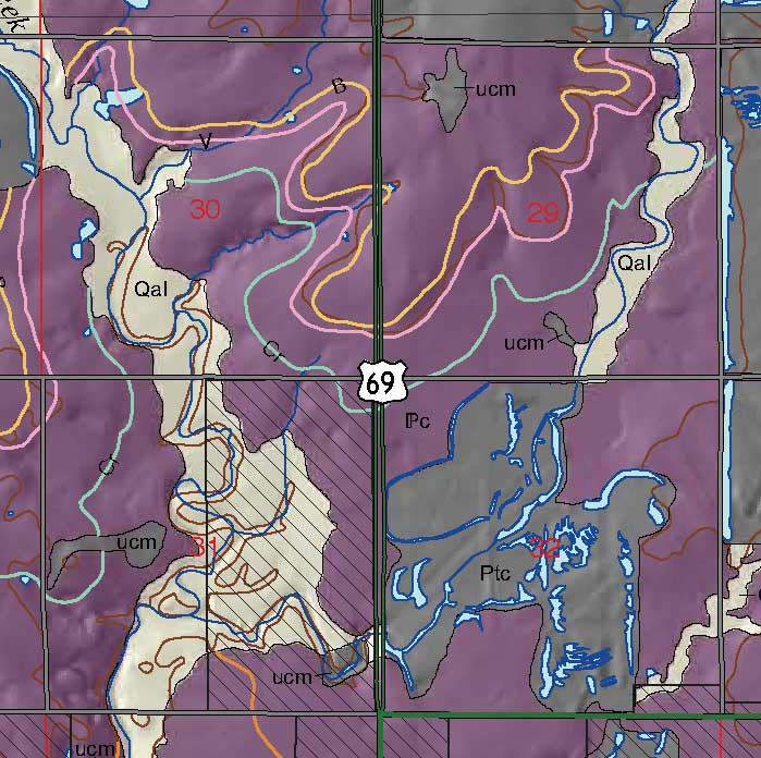 small geologic map