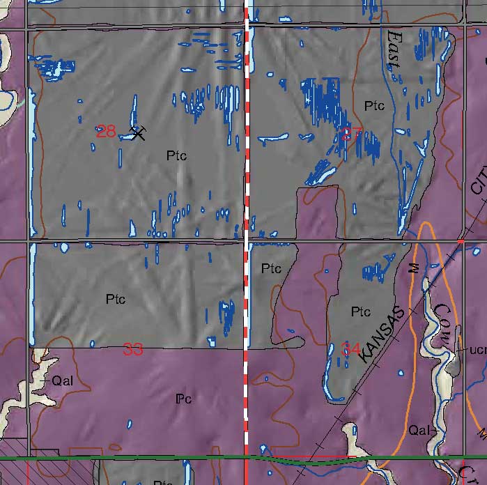 small geologic map