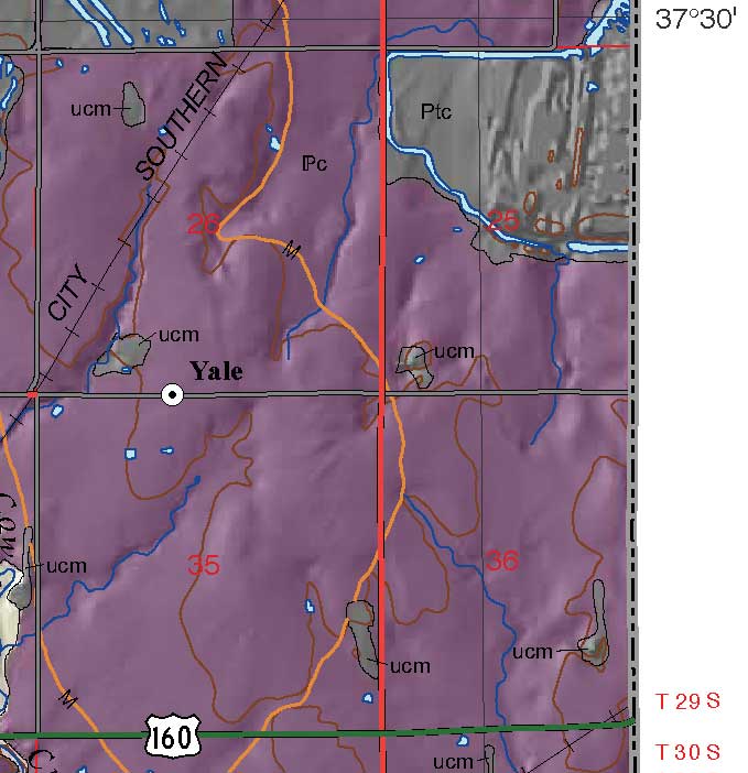 small geologic map