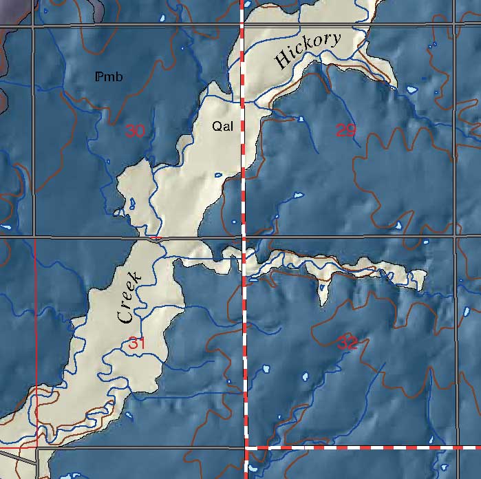 small geologic map