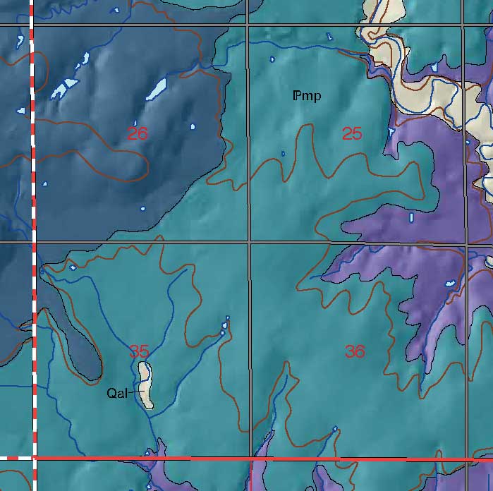 small geologic map