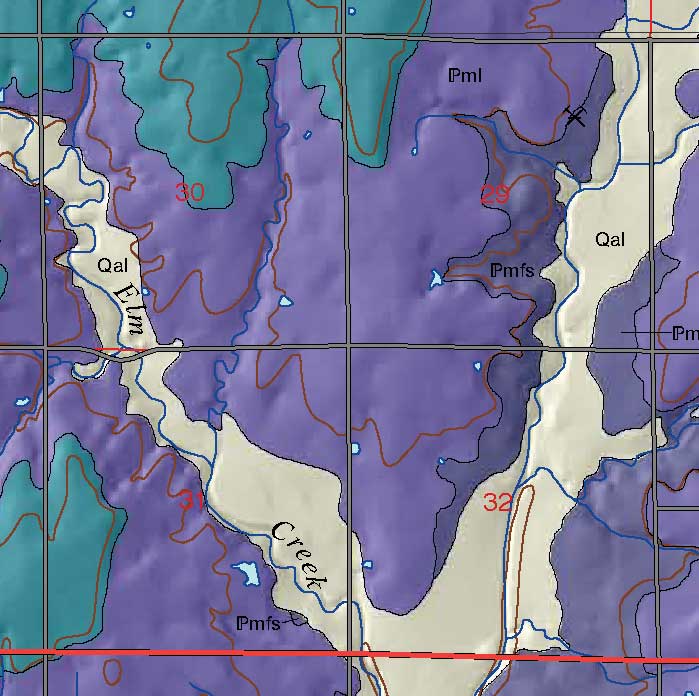 small geologic map