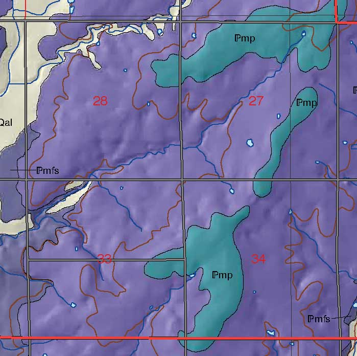 small geologic map