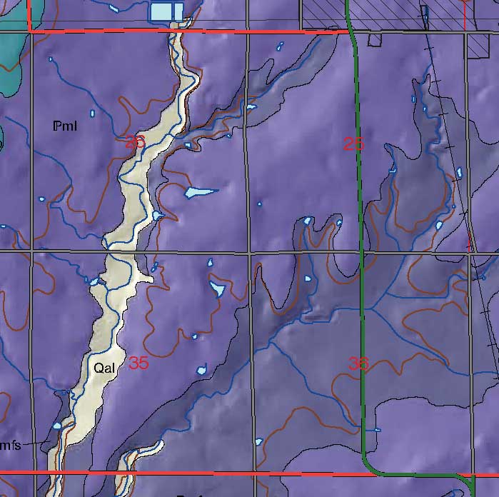 small geologic map