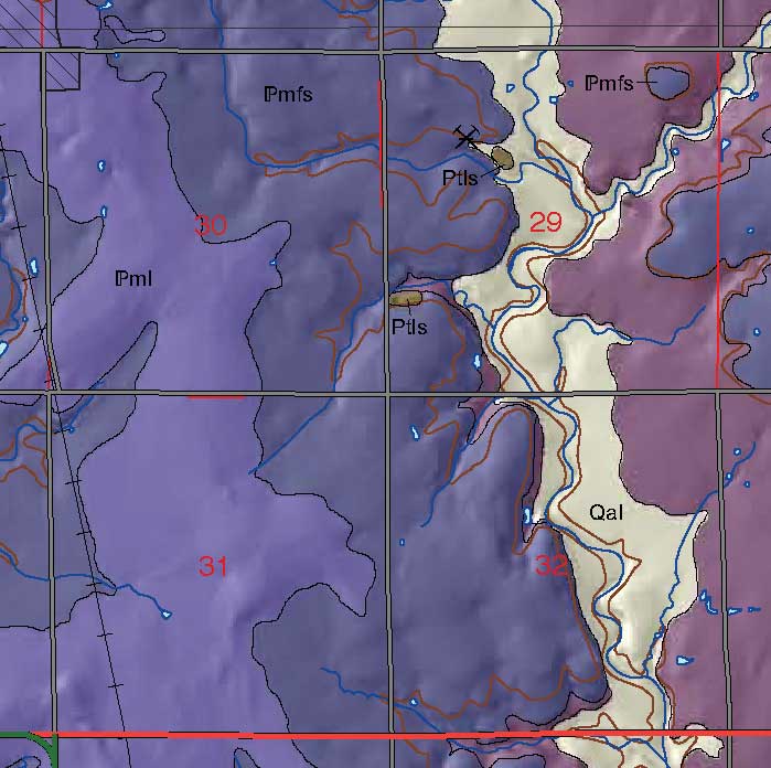 small geologic map