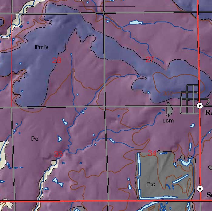 small geologic map