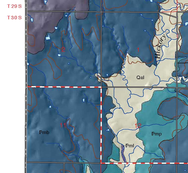 small geologic map