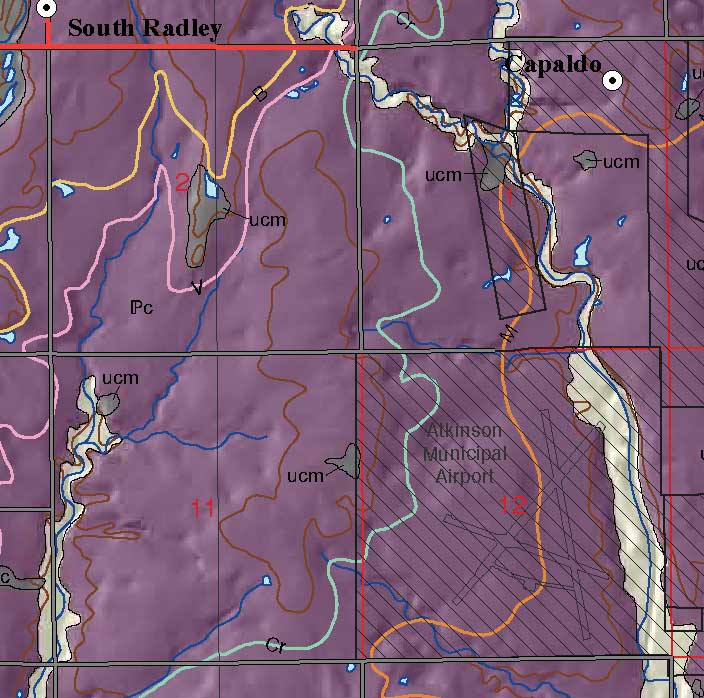 small geologic map