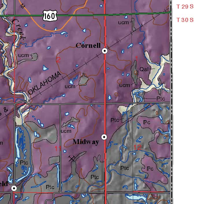 small geologic map