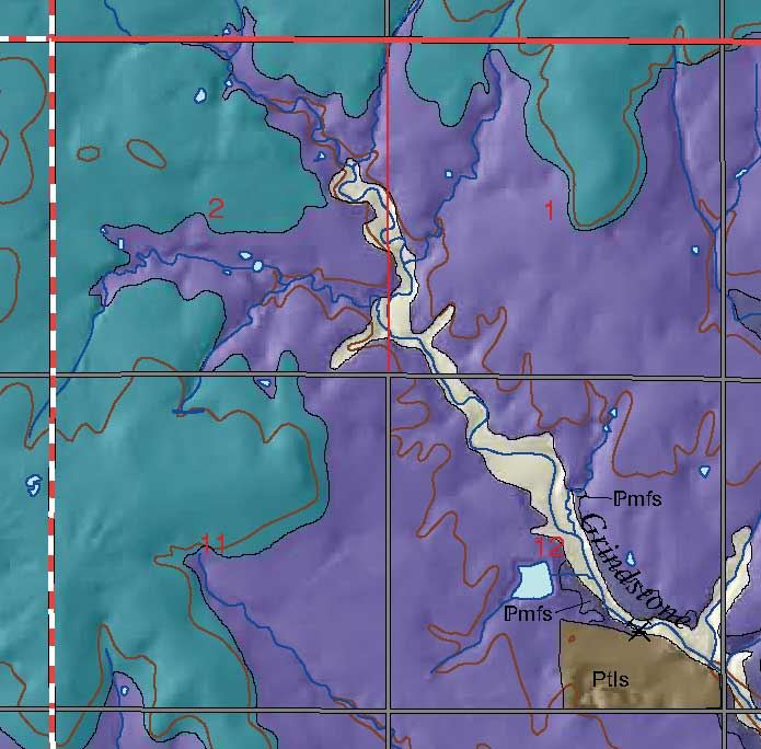 small geologic map